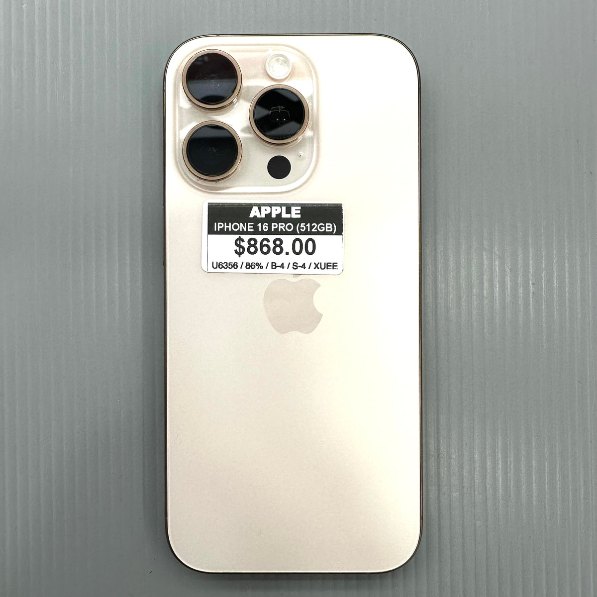 Apple iPhone 16 Pro (512GB) - #U6356/Pre-Owned
