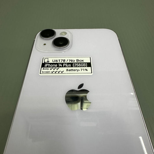 Apple iPhone 14 Plus (256GB) - #U6178/Pre-Owned