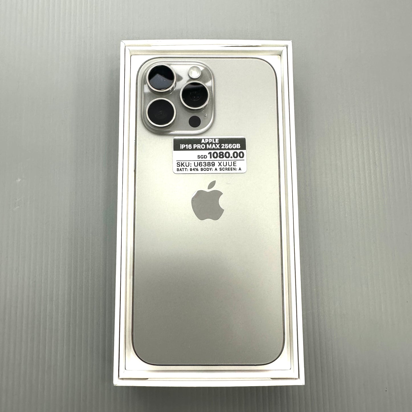 Apple iPhone 16 Pro Max (256GB) - #U6389/Pre-Owned