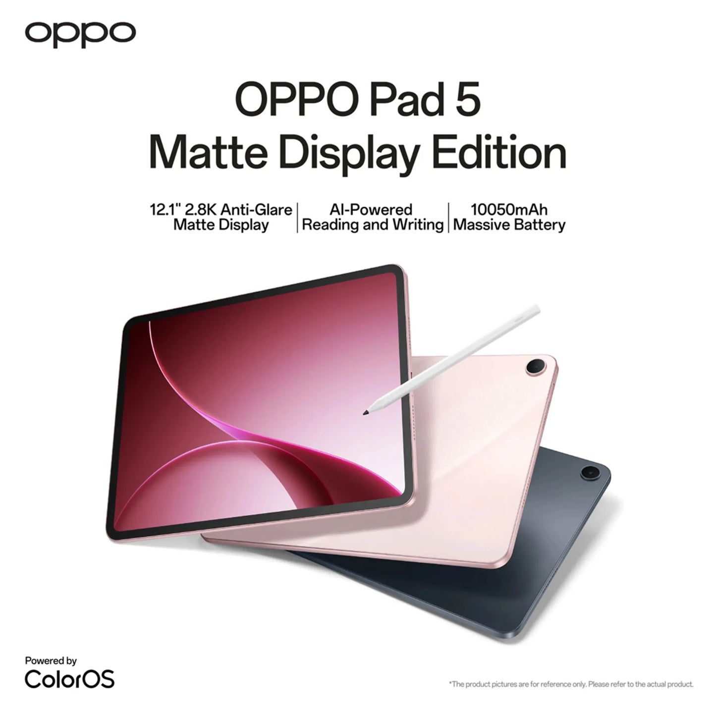 OPPO Pad 5 5G Matte Display Edition (256GB/8GB) - FREE OPPO Keyboard Case + Pencil 2R