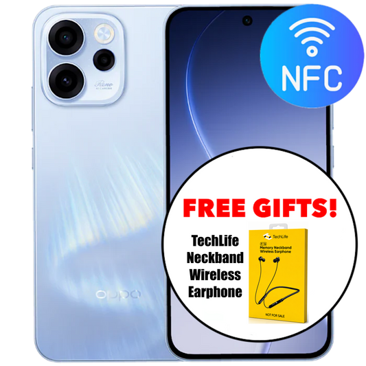OPPO Reno15 F 5G (256GB/8GB) + Free Wireless Neckband Earpiece