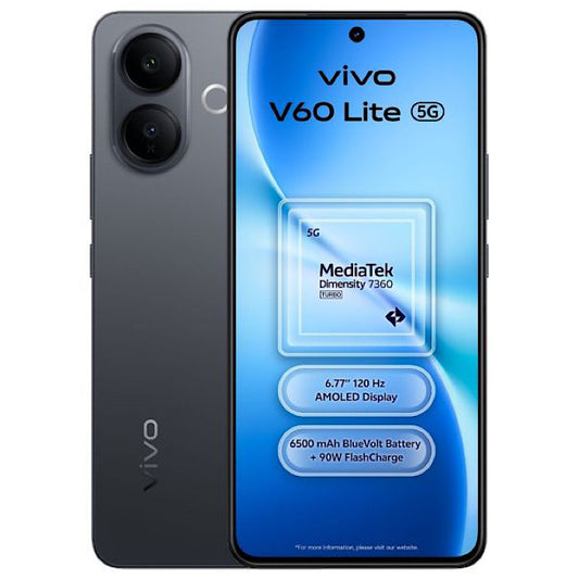 Vivo V60 Lite 5G (512GB/12GB+12GB) Free Vivo Selection EarBuds!