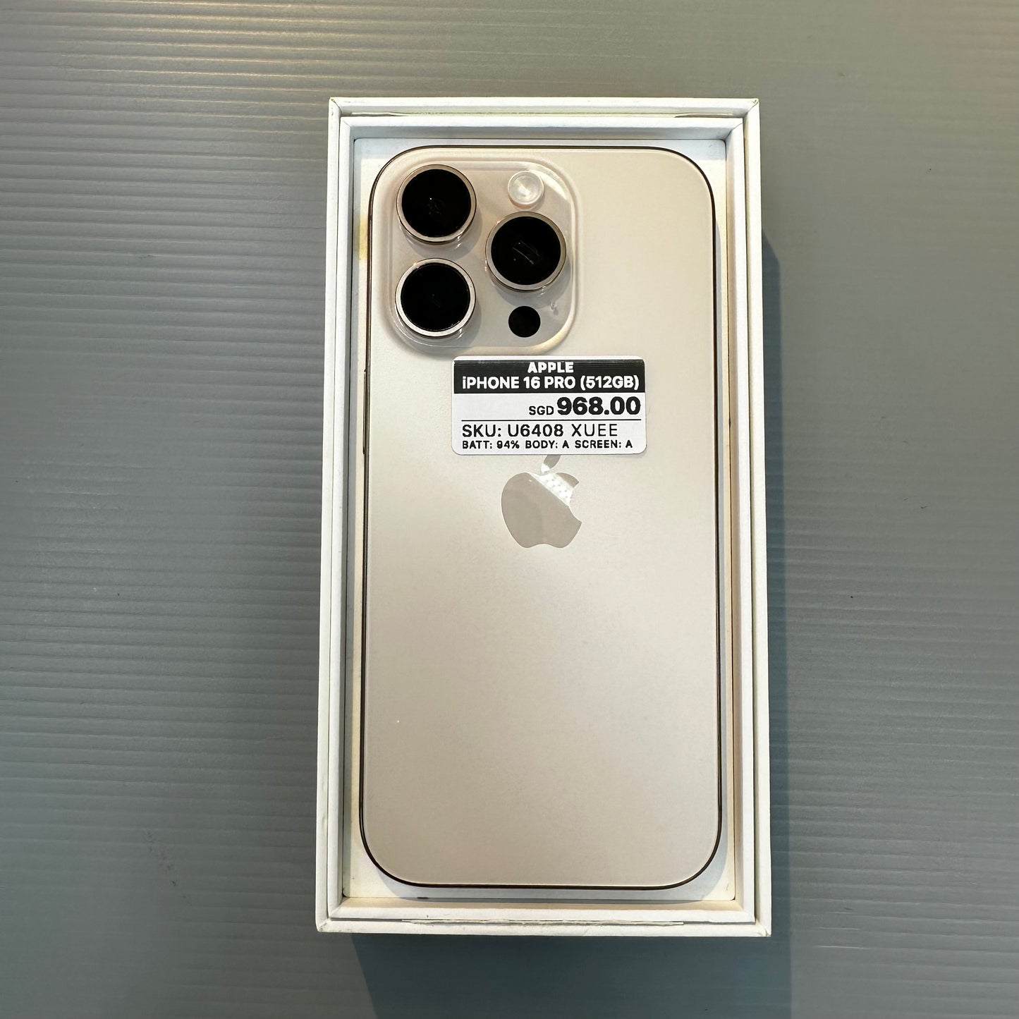 Apple iPhone 16 Pro (512GB) - #U6408/Pre-Owned