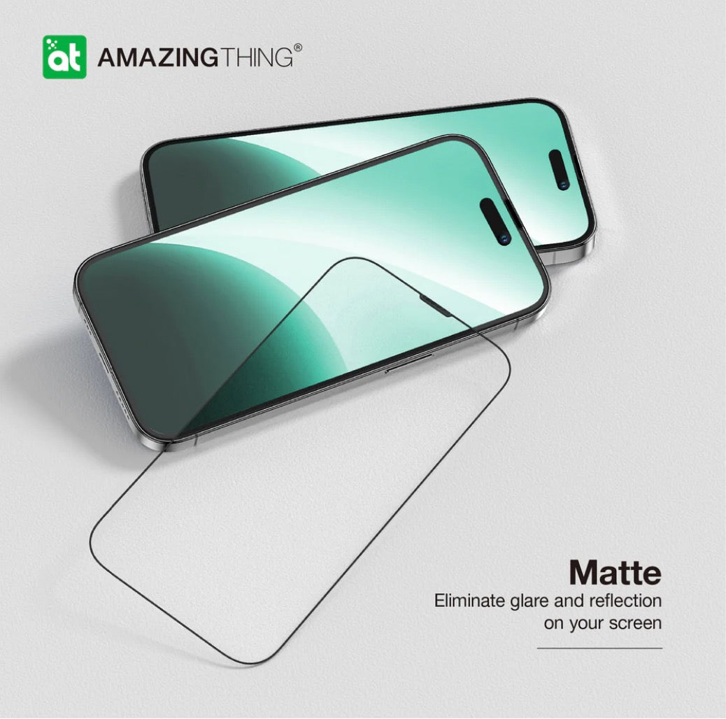 AMAZINGTHING Radix Matte Tempered Glass iPhone 15 Pro Max