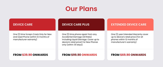 Device Care Smartphone Insurance (Covered By Official Service Centre!)