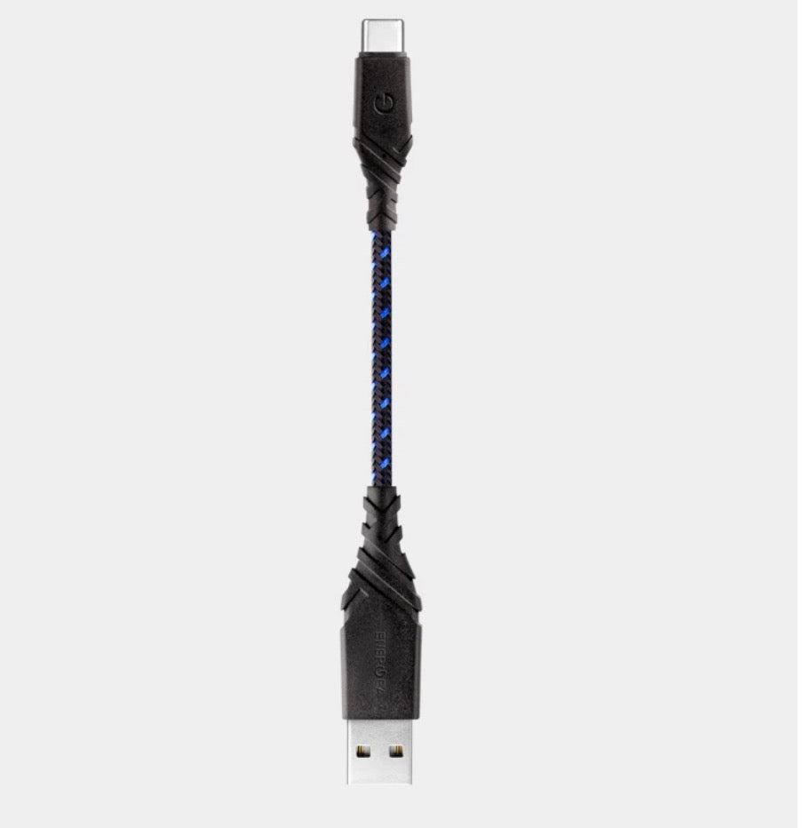 Energea DuraGlitz Cable 18cm USB-C to USB-A USB 2.0