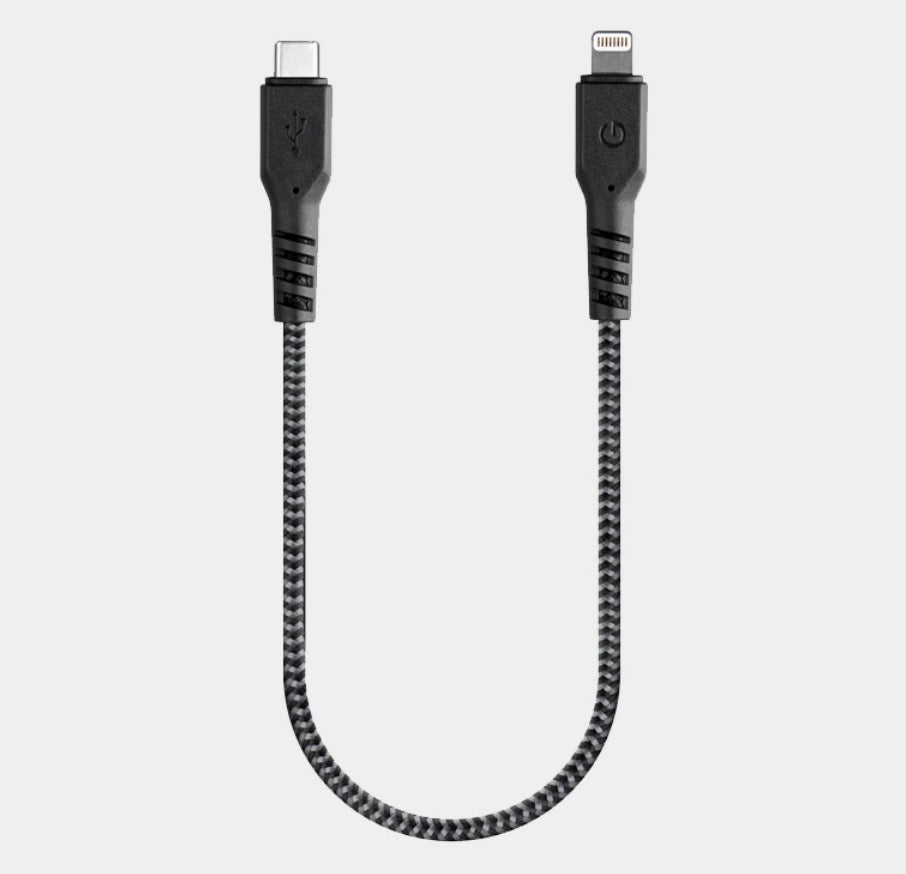 Energea FibraTough Cable 30cm USB-C to Lightning PD Fast Charge