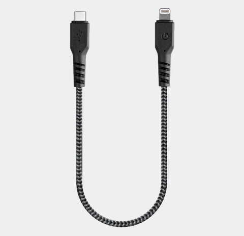 Energea FibraTough Cable<br>30cm USB-C to Lightning<BR>PD Fast Charge