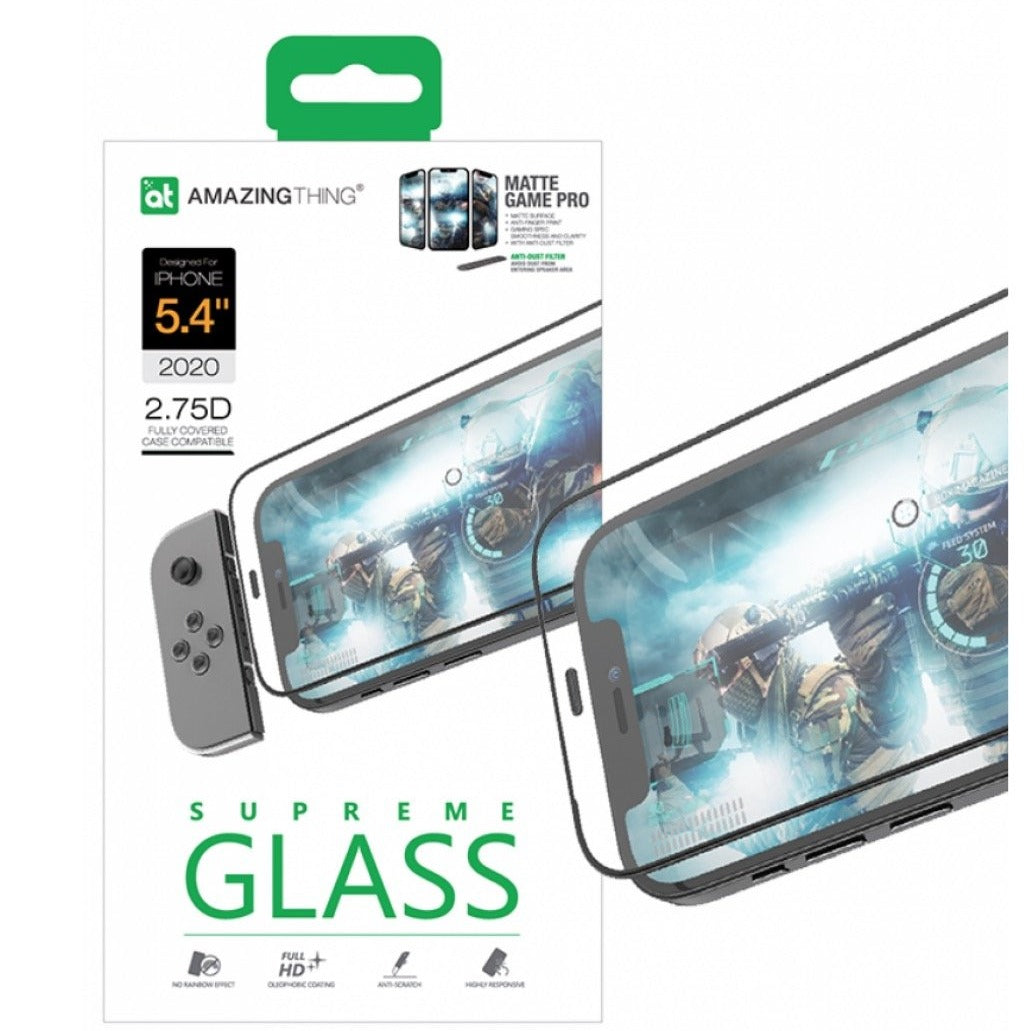 Amazingthing 2.75D Matt Tempered Glass iPhone 12 Mini