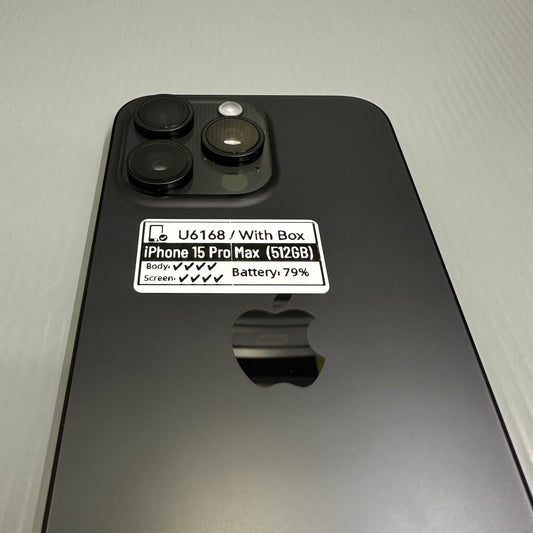 Apple iPhone 15 Pro Max (512GB) - #U6168/Pre-Owned