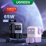 UGREEN UNO RobotGaN 65W 3 Ports USB C USB A Fast Charger