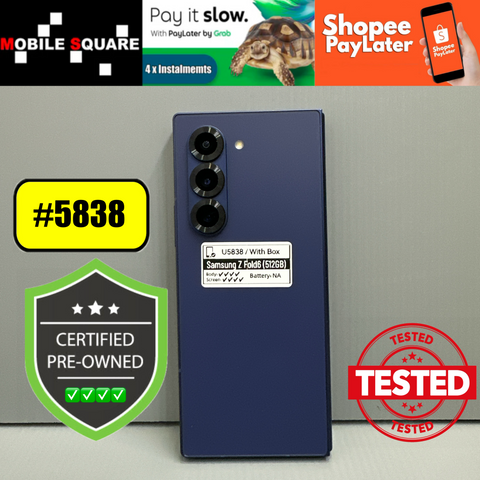 <div style="font-size:80%">#U5838<BR>Samsung Z Fold6 5G<br>(512GB)</font></div>