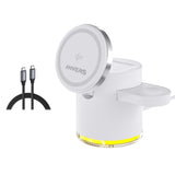 Anvers Qi2 Wireless Charger Stand 3 in 1 Charging Station for iPhone, iWatch, AirPods, Samsung Watch