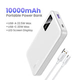 Ugreen 20000mAh 3-Ports, 10000mAh 2-Ports PD20W QC18W SCP22.5W Max Fast Charging Power Bank for Phone Tablet Laptop