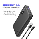 Ugreen 20000mAh 3-Ports, 10000mAh 2-Ports PD20W QC18W SCP22.5W Max Fast Charging Power Bank for Phone Tablet Laptop