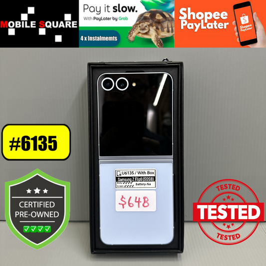 Samsung Z Flip6 5G (512GB) - (#U6135/Pre-Owned)