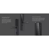 Aqara A100 Smart Door Lock, Compatible with Google Home & HomeKit, Home Key, Unlock w/ iPh, AW & Siri