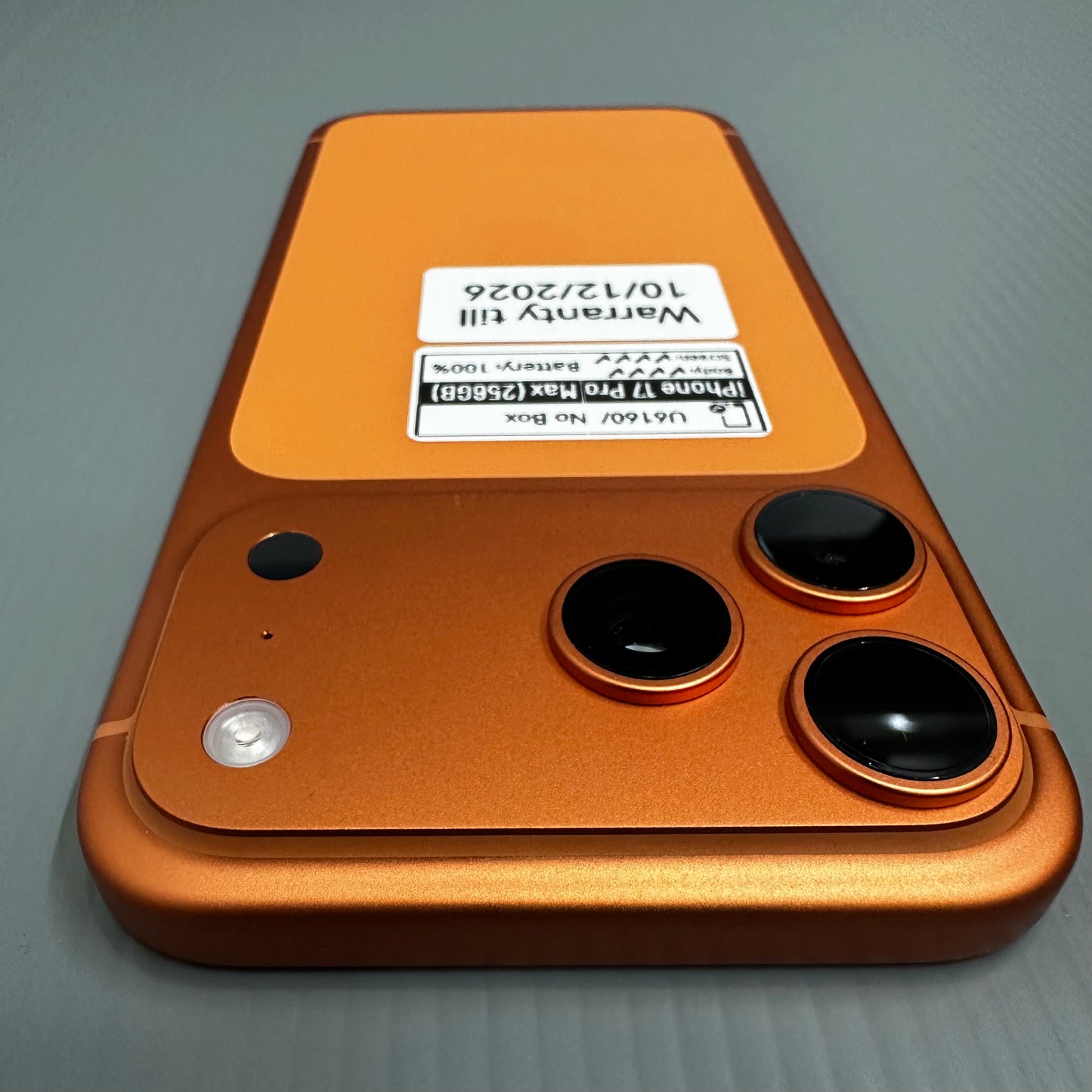 Apple iPhone 17 Pro Max (256GB) - (#U6160/Pre-Owned)