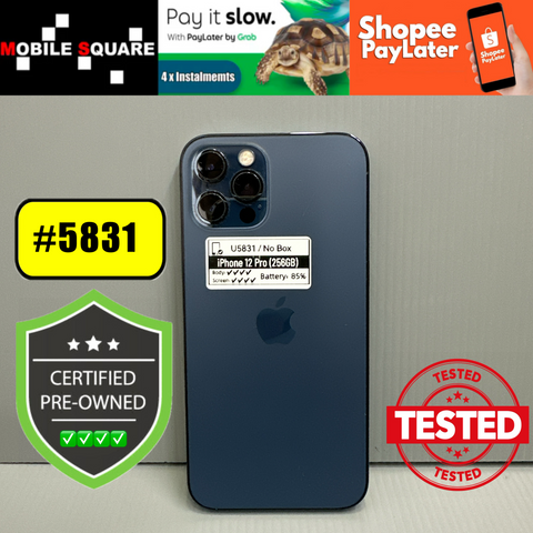 <div style="font-size:80%">#U5831<BR>Apple iPhone 12 Pro<br>(256GB)</FONT></DIV>