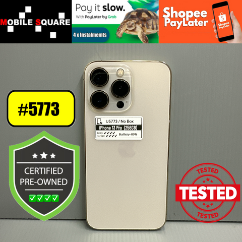 <div style="font-size:80%">#U5773<BR>Apple iPhone 13 Pro<br>(256GB)</FONT></DIV>