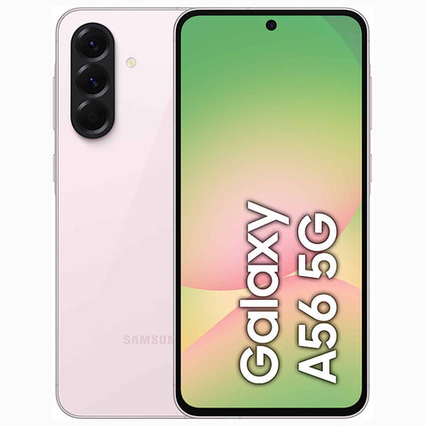 <div style="font-size:80%"><font color="red">New Model!</font><br>Samsung A56 5G<br>(256GB/12GB RAM)<br>(Lightgray/Graphite/Olive/Pink)</font></div>