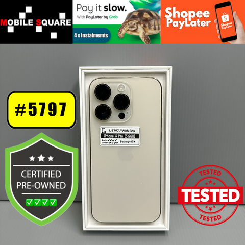 <div style="font-size:80%">#U5797<BR>Apple iPhone 14 Pro<br>(512GB)</FONT></DIV>
