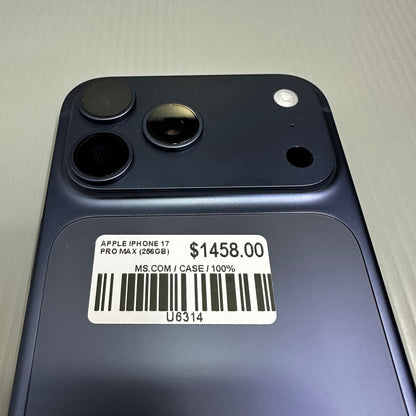 Apple iPhone 17 Pro Max (256GB) - #U6314/Pre-Owned