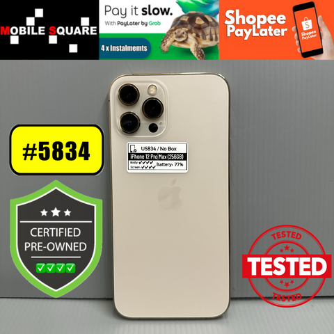 <div style="font-size:80%">#U5834<BR>Apple iPhone 12 Pro Max<br>(256GB)</FONT></DIV>
