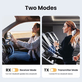 Ugreen 2 in 1 Upgraded Bendable Bluetooth 5.2 Receiver Transmitter for TV Computer Earphone Headphone Car Amplifier