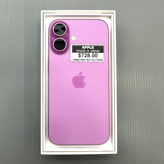 Apple iPhone 16 (256GB) - #U6363/Pre-Owned