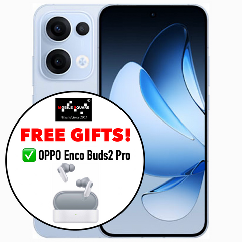 <div style="font-size:80%">Oppo Reno13 5G<BR>(256GB/12GB)<br><font color="red">Free Enco Buds2 Pro!<br></font></div>