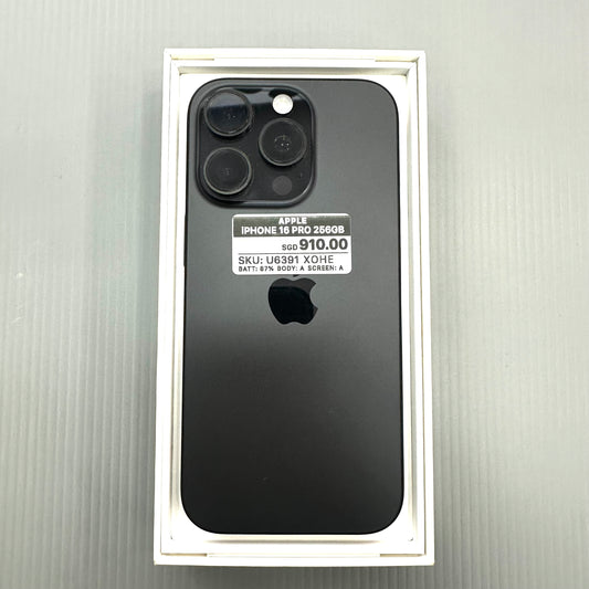 Apple iPhone 16 Pro (256GB) - #U6391/Pre-Owned