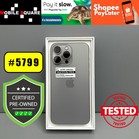 <div style="font-size:80%">#U5799<BR>Apple iPhone 15 Pro Max<br>(1TB)</FONT></DIV>