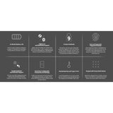 Aqara A100 Smart Door Lock, Compatible with Google Home & HomeKit, Home Key, Unlock w/ iPh, AW & Siri