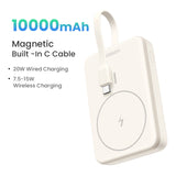 UGREEN 10000mAh 7.5W Magnetic Wireless PD20W Powerbank Fast Charging Power Bank for iPhone 16 Pro Max/15 Pro Max/14/13/12