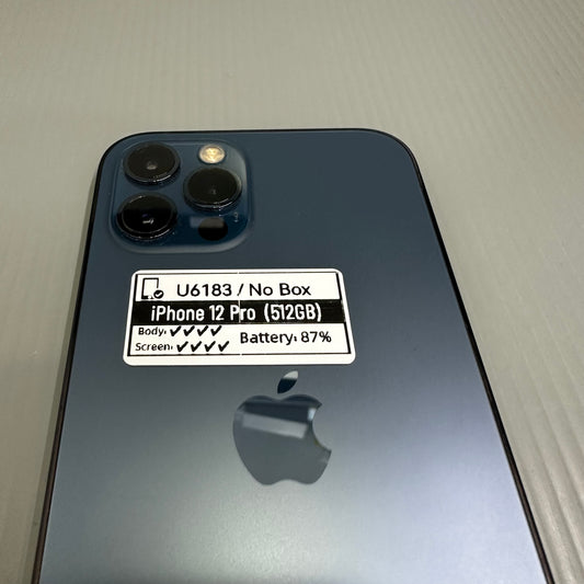 Apple iPhone 12 Pro (512GB) - #U6183/Pre-Owned