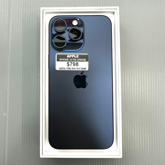Apple iPhone 15 Pro Max (256GB) - #U6376/Pre-Owned