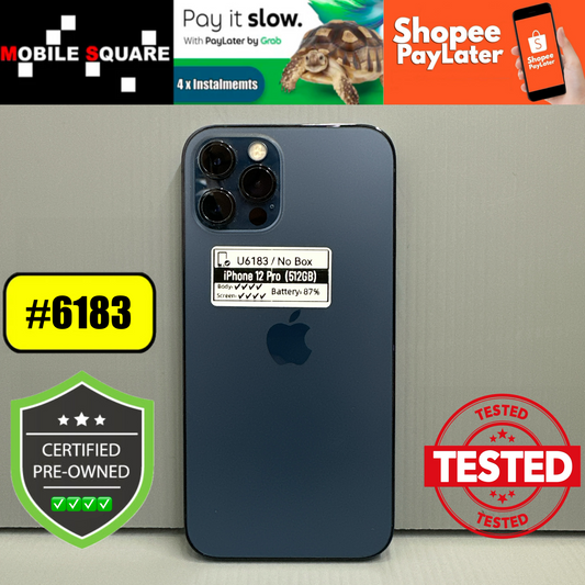 Apple iPhone 12 Pro (512GB) - #U6183/Pre-Owned