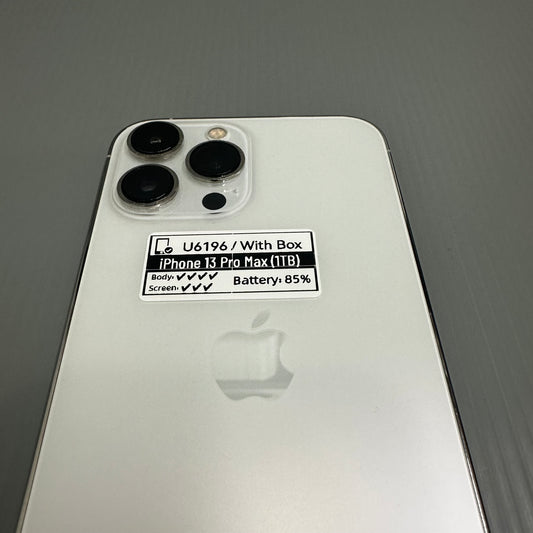 Apple iPhone 13 Pro Max (1TB) - #U6196/Pre-Owned