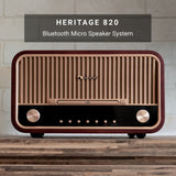 Nakamichi Heritage 820 FM Radio Clock Speaker