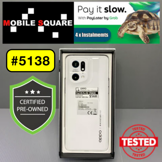 Oppo Find X5 Pro 5G (256GB) - (#U5138/Pre-Owned)