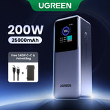 UGREEN 25000mAh 140W Powerbank for Macbook Air/Pro iPhone 16 Pro Max