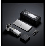 Mini handheld fan With Air Turbo Cooler and 3C power bank 10000mAh portable foldable small fan with ice compress function