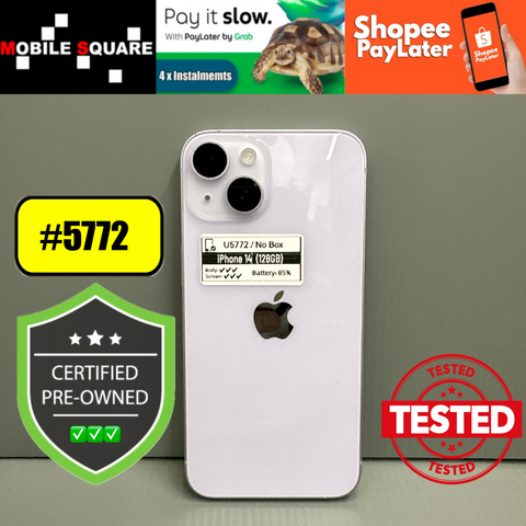 <div style="font-size:80%">#U5772<BR>Apple iPhone 14<br>(128GB)</FONT></DIV>