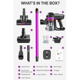 Dibea H008 Cordless Vacuum Cleaner with LED Light