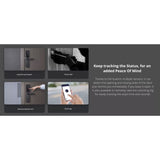 Aqara A100 Smart Door Lock, Compatible with Google Home & HomeKit, Home Key, Unlock w/ iPh, AW & Siri