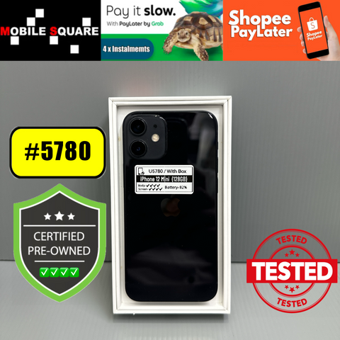 <div style="font-size:80%">#U5780<BR>Apple iPhone 12 Mini<br>(128GB)</FONT></DIV>