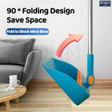 Rotatable Broom and Wind Proof Dust Pan with Broom Comb Broom Set Non-Stick Broom Magic Wiper Set
