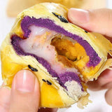 EggYolk Pastry with Mochi Mooncake Festival Red Bean and Purple Potato kaya puff