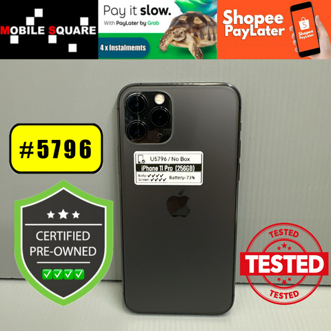 <div style="font-size:80%">#U5796<BR>Apple iPhone 11 Pro<br>(256GB)</FONT></DIV>